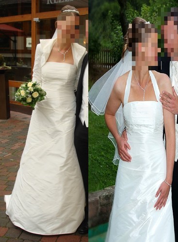 Brautkleid taft ivory - taft,