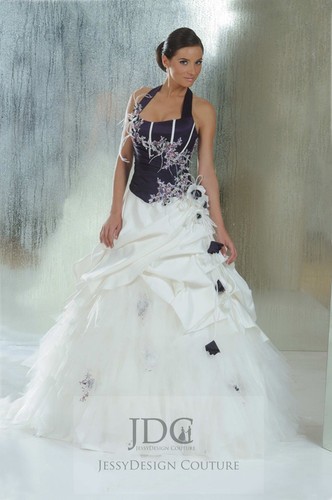 Princess dark purple wedding - princess,