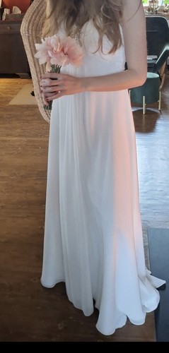 Brautkleid cremeweiß