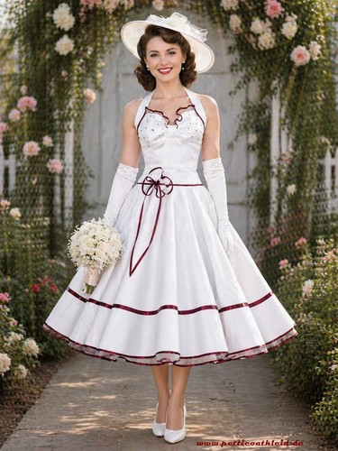 Brautkleid weiß mit