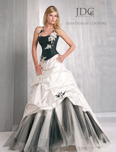 Modernes schwarz ivory - schwarz,
