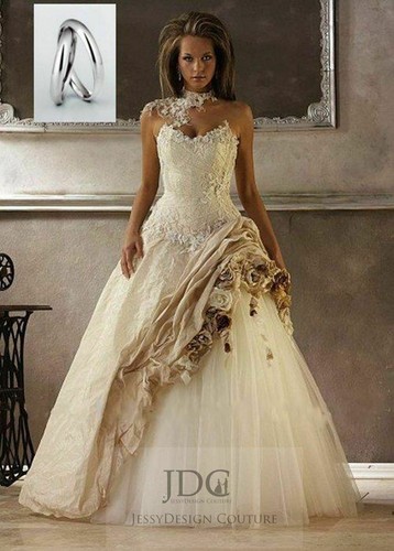 Modernes corsage brautkleid - modernes,