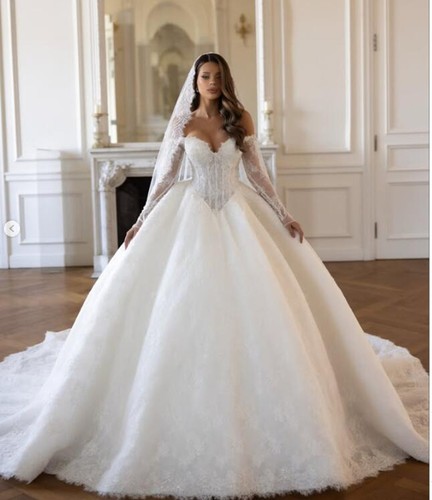 Duchess ball gown lace wedding - ball,
